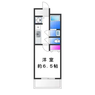 リバーサイド金岡 五番館【2階】の間取り