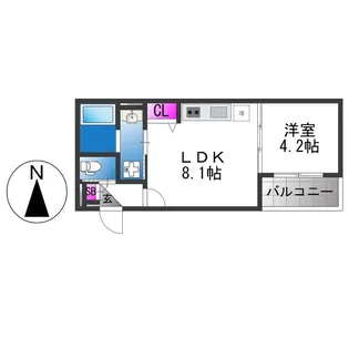 Luce Prima【1階】の間取り