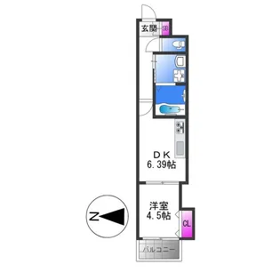 レクエルド柏田本町【1階】の間取り