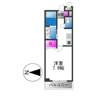ネオ・グランツ高井田【3階】の間取り
