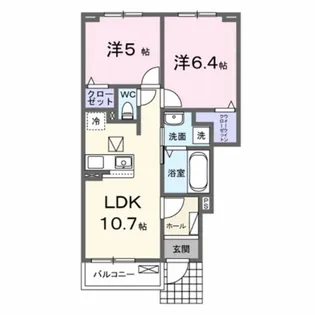 アゼリアⅡ【1階】の間取り
