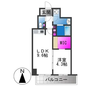 ハイラインⅤ【10階】の間取り