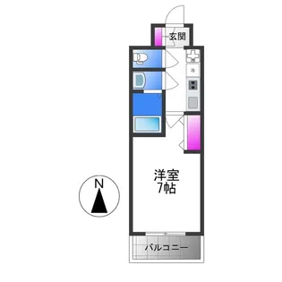 LIVIAZ OSAKA Verite【9階】の間取り