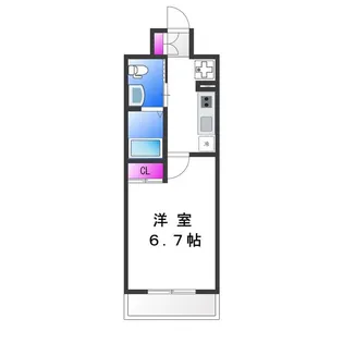 アービングNeo平野駅前【8階】の間取り