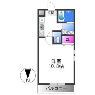 フジパレス小阪Ⅱ番館【3階】の間取り