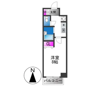 グラン・ドゥ・ルイ【7階】の間取り