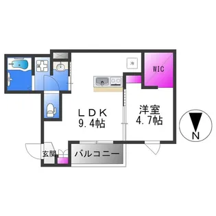 ルミナス下小阪【2階】の間取り