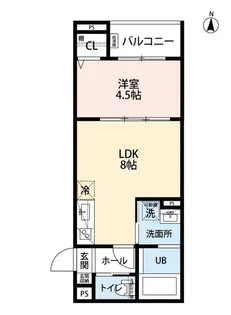 CRASTINE大蓮北4丁目 A棟【3階】の間取り