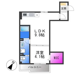 ARCA弥刀駅前【2階】の間取り