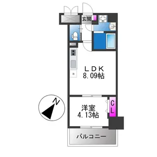 リアライズ堺宿院【6階】の間取り