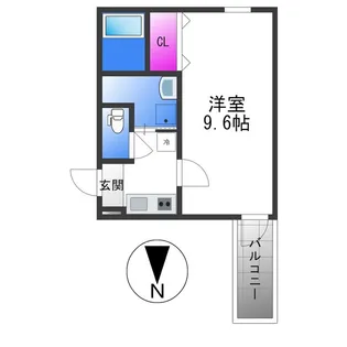 フジパレス今川Ⅴ番館【3階】の間取り