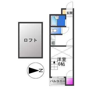 キッポー平野加美【7階】の間取り