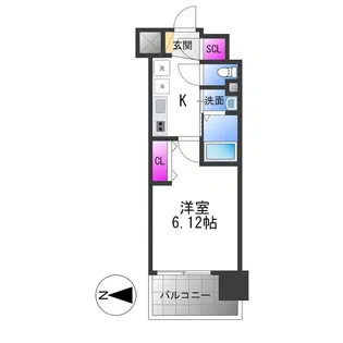 Luxe布施北Ⅲ【2階】の間取り