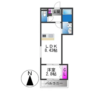 Well−being巽西【1階】の間取り