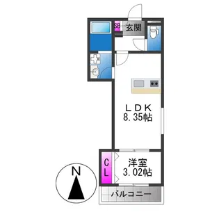 Well−being巽西【1階】の間取り