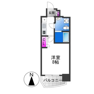 TLRレジデンス高井田【2階】の間取り