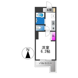 シーダー針中野【4階】の間取り