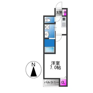 H−maison衣摺Ⅳ【2階】の間取り