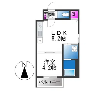 F asecia copper【3階】の間取り