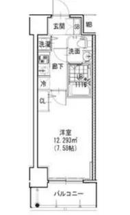 エスレジデンス神戸磯上通【12階】の間取り