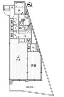 アルファレガロ神戸ウエスト【4階】の間取り