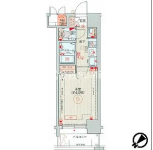エステムコート神戸西3フロンタージュ【8階】の間取り