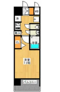 ダブルスタイル神戸2【2階】の間取り