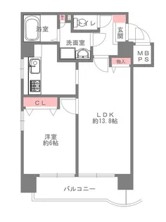 パルシオ三宮フラワーロード【9階】の間取り