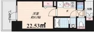 アドバンス神戸セラフィム【6階】の間取り