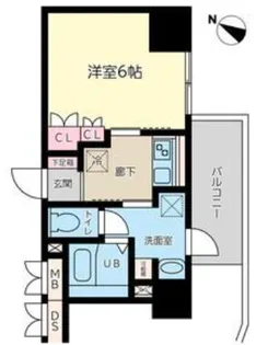 神戸元町ノア【6階】の間取り