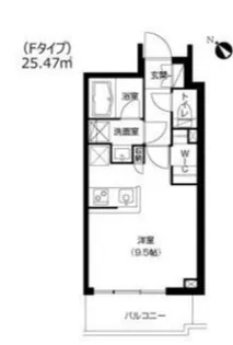 アーバネックスみなと元町【9階】の間取り