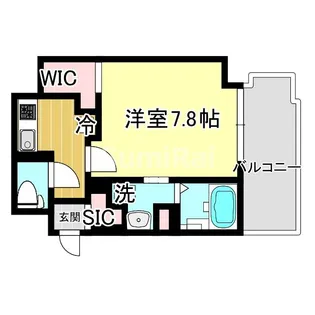 GENOVIA神戸湊川公園【11階】の間取り