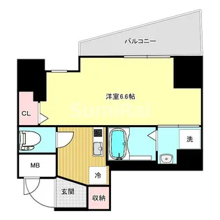 グルーブ神戸元町アリア【3階】の間取り