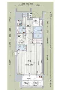 プレサンス三宮花時計前【10階】の間取り