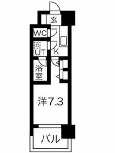スプランディッド神戸北野【2階】の間取り