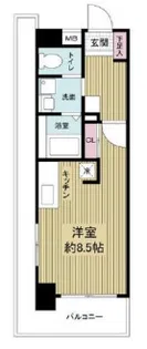 ウィルドゥ浜崎通【5階】の間取り