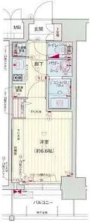 プレサンス三宮ディライト【2階】の間取り