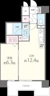 エルイソベ三宮【5階】の間取り