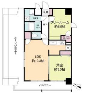 レジディア神戸三宮プレイス(コスモリード神戸三宮)【8階】の間取り