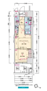 プレサンス神戸セレスティア【5階】の間取り