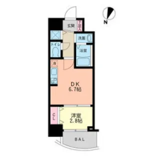 セレニテ神戸元町【12階】の間取り
