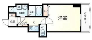エステムコート神戸西【7階】の間取り