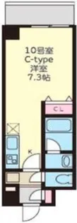 S-FORT神戸小河通【3階】の間取り
