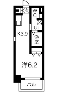ライフデザイン三宮東【1階】の間取り