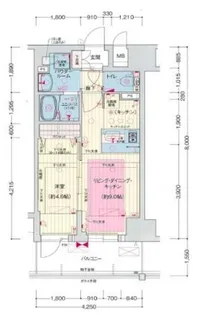 プレサンス THE 神戸【10階】の間取り