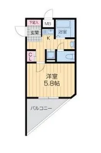 ロイヤルヒル神戸三ノ宮2【7階】の間取り