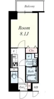ボンニー元町【6階】の間取り