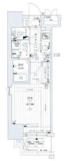 レジュールアッシュ神戸元町【2階】の間取り