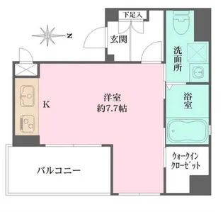 ER COURT王子公園【5階】の間取り
