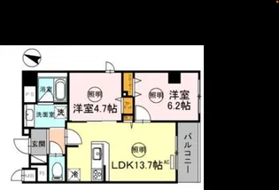 神戸海岸通 萬利レジデンス【3階】の間取り
